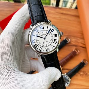 Replica Cartier Ronde 904l Stainless Steel Automatic Mechanical Watch 40mm
