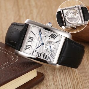 Replica Cartier Tank 904l Stainless Steel Automatic Mechanical Watch 34mm×44mm