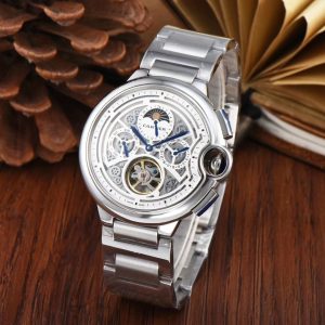 Replica Cartier Rotonde 904l Stainless Steel Automatic Mechanical Watch 44mm