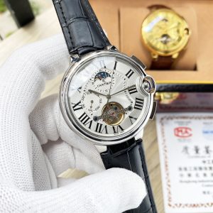 Replica Cartier Rotonde 904l Stainless Steel Automatic Mechanical Watch 46mm