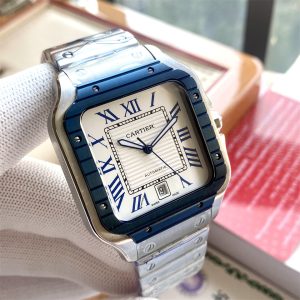 Replica Cartier Santos 904l Stainless Steel Automatic Mechanical Watch 38mm