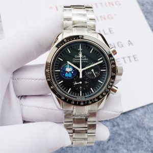 Replica OMEGA Speedmaster 904l Stainless Steel Quartzl Watch 44MM