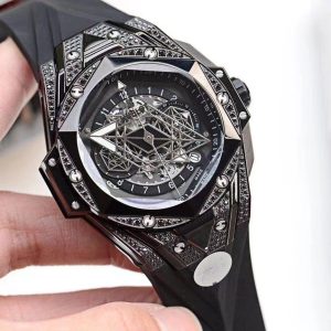 Replica Hublot 904l Stainless Steel Quartzl Watch 45MM