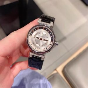 Replica LOUIS VUITTON LV 904l Stainless Steel Quartz Watch 33MM