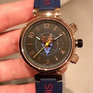 Replica LOUIS VUITTON LV 904l Stainless Steel Quartz Watch 42MM