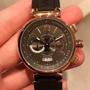 Replica LOUIS VUITTON LV 904l Stainless Steel Quartz Watch 42MM