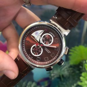 Replica LOUIS VUITTON LV 904l Stainless Steel Quartz Watch 41MM