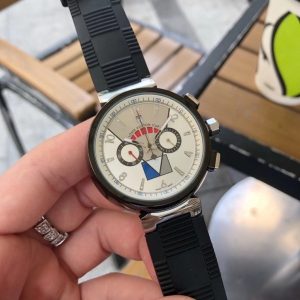 Replica LOUIS VUITTON LV 904l Stainless Steel Quartz Watch 41MM