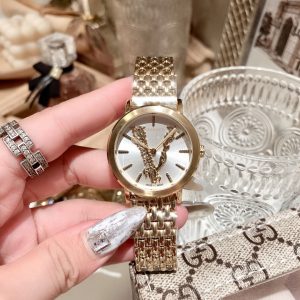 Replica Versace 904l Stainless Steel Quartz Watch 36MM