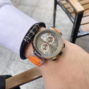 Replica LOUIS VUITTON LV 904l Stainless Steel Quartz Watch 41MM