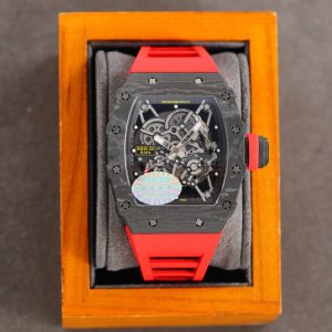 Replica Richard Mille Carbon Fiber Automatic Machine Watch 42MM