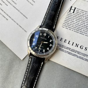 Replica BREITLING 904l Stainless Steel Automatic Machine Watch 43MM