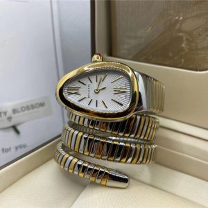 Replica BVLGARI 904l Stainless Steel Quartz Watch 35MM