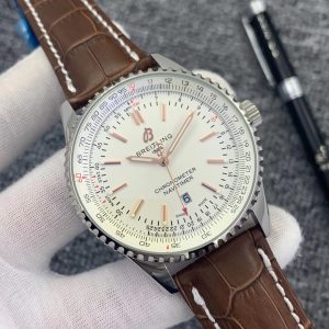 Replica BREITLING 904l Stainless Steel Automatic Machine Watch 46MM