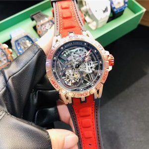 Replica Roger Dubuis 904l Stainless Steel Automatic Machine Watch 46MM