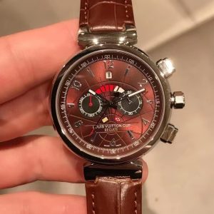 Replica LOUIS VUITTON LV 904l Stainless Steel Quartz Watch 42MM