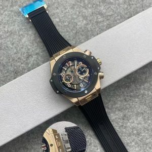 Replica Hublot 904l Stainless Steel Quartzl Watch 45MM
