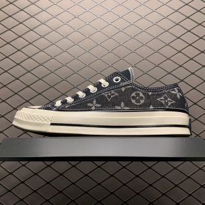 Replica Louis Vuitton Shoe Converse Chuck 1970S LV Low Black Size 35-44
