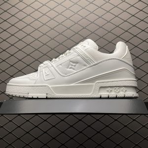 Replica Louis Vuitton Shoe Louis Vuitton LV Trainer Size 35-45 all White