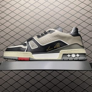 Replica Louis Vuitton Shoe Louis Vuitton LV Trainer Size 38-45 Black Brown