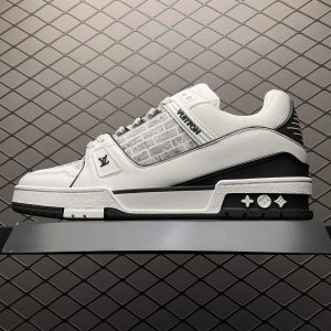 Replica Louis Vuitton Shoe Louis Vuitton LV Trainer Size 38-45 WhiteBlack