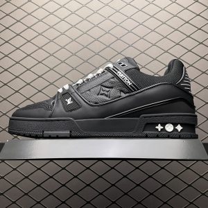 Replica Louis Vuitton Shoe Louis Vuitton LV Trainer SIZE 38-46 All Black