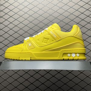 Replica Louis Vuitton Shoe Louis Vuitton LV Trainer Size 38-46 Yellow