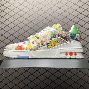 Replica Louis Vuitton Shoe Yayoi Kusama x Louis Vuitton LV Trainer Size 38-46