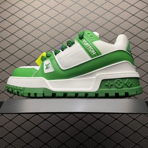 Replica Louis Vuitton Shoe Louis Vuitton LV Trainer Maxi 4-5cm SIZE 35-45 Green