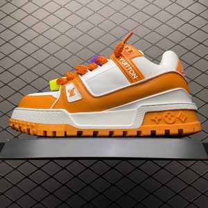 Replica Louis Vuitton Shoe Louis Vuitton LV Trainer Maxi 4-5cm SIZE 35-45 Orange