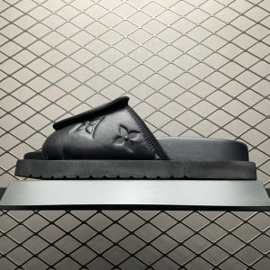 Replica Louis Vuitton Shoe Louis Vuitton Oasis Miami Damier Size 38-46 Black