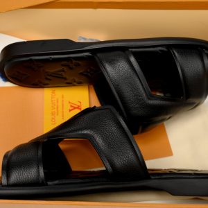Replica Louis Vuitton Shoe BLUE LOUIS VUITTON Oasis Black Embossing