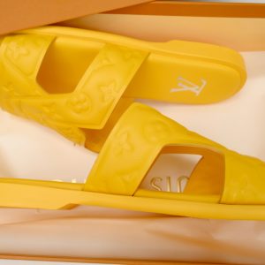 Replica Louis Vuitton Shoe BLUE LOUIS VUITTON Oasis Yellow Embossing