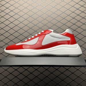 Replica Prada Shoe Prada Calzature Uomo Size 38-46 Red