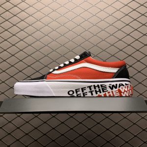 Replica Vans Shoe Vans Old Skool Black Red Size 35-44