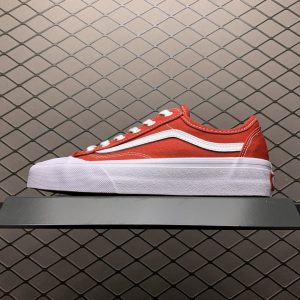 Replica Vans Shoe Vans Style 36 RED WHITE 35-44
