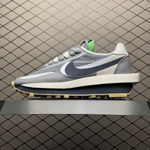 Replica Nike Shoe CLOT x Sacai x NIKE LD Waffle Cool Grey DH3114-001 36-46