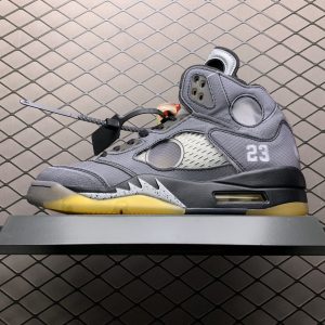 Replica OFF White Shoe OFF-White x Air Jordan 5 Retro SP OW AJ5 CT8480-001 Size 40-47