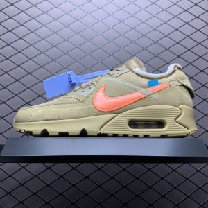 Replica OFF White Shoe OFF-White x Nike Air Max 90 OW AA7293-200 Size 36-46