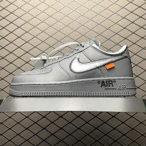 Replica OFF White Shoe X Nike Air Force 1 Grey OW SIZE 40-47.5