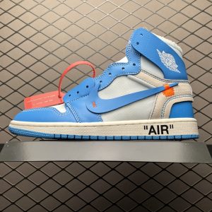 Replica OFF White Shoe Air Jordan 1 x Off-White UNC OW AQ0818-148 Size 36-47.5